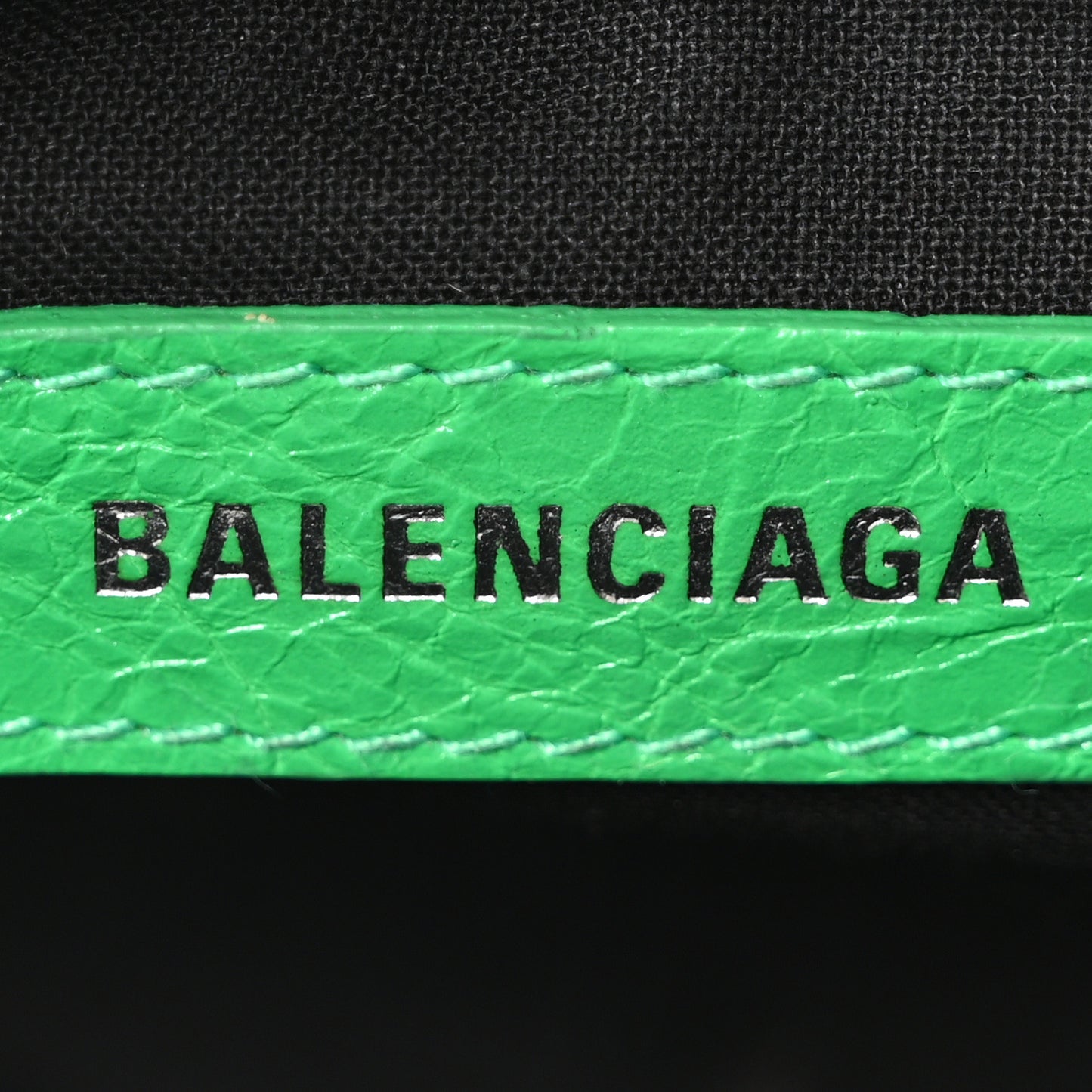 Agneau Arena Le Cagole Shoulder Bag XS Vivid Green
