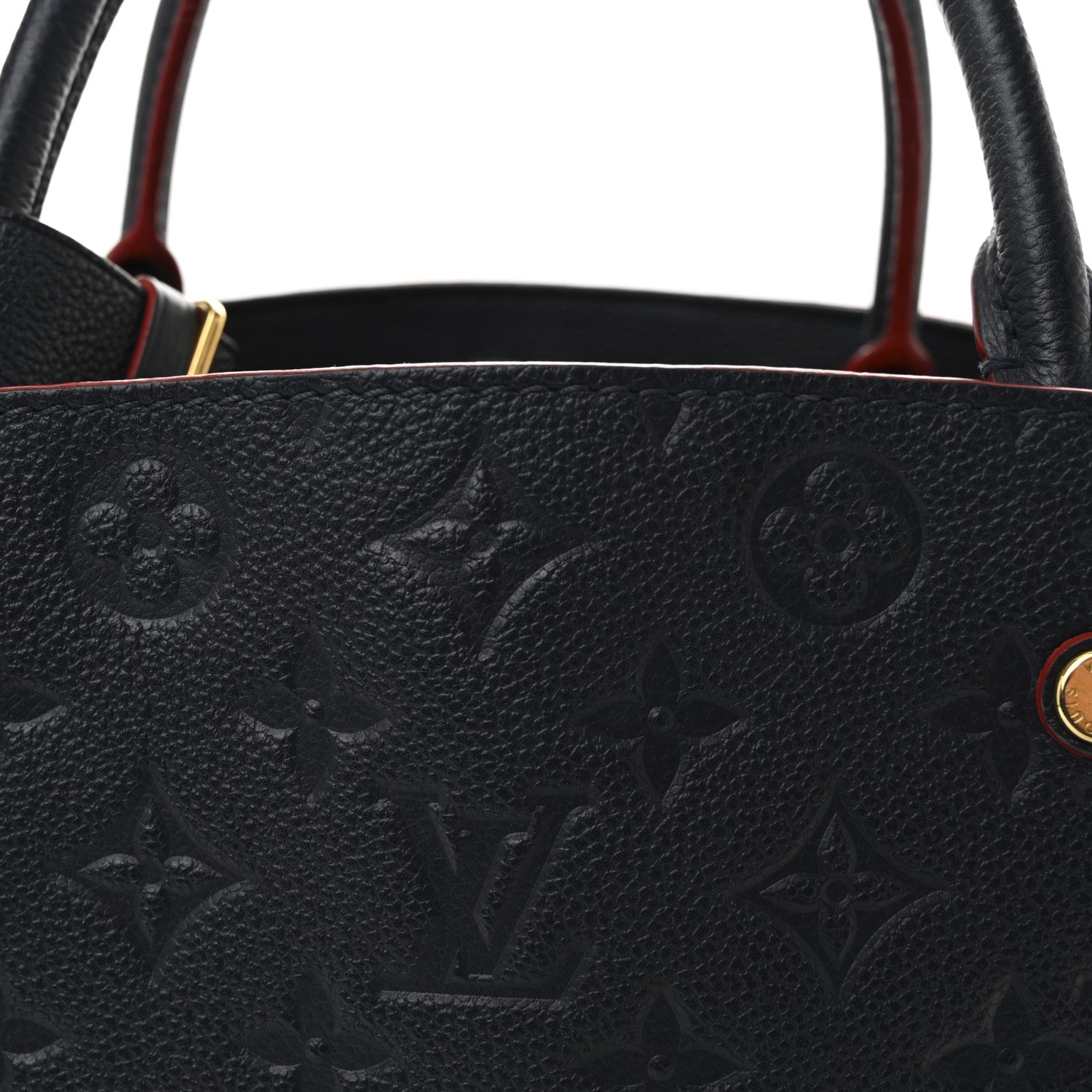 Louis Vuitton Empreinte Montaigne MM Marine Rouge 7 of 9