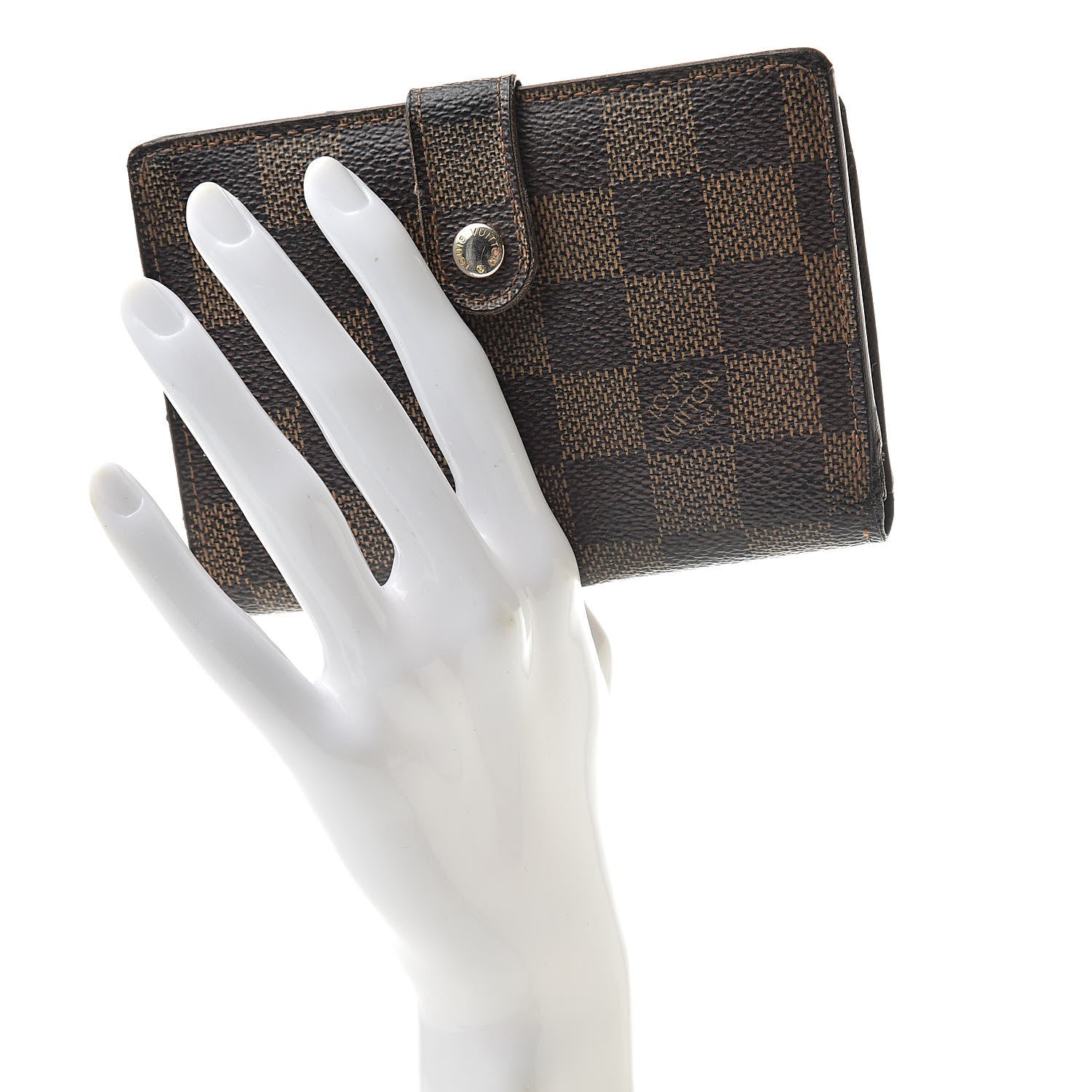 Louis Vuitton Damier Ebene French Purse Wallet 2 of 10