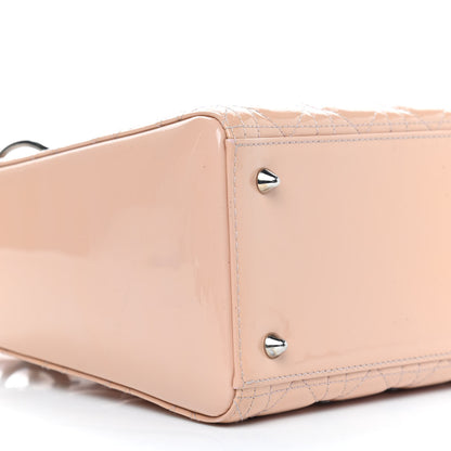 Christian Dior Patent Cannage Medium Lady Dior Rose Clair 5 of 10