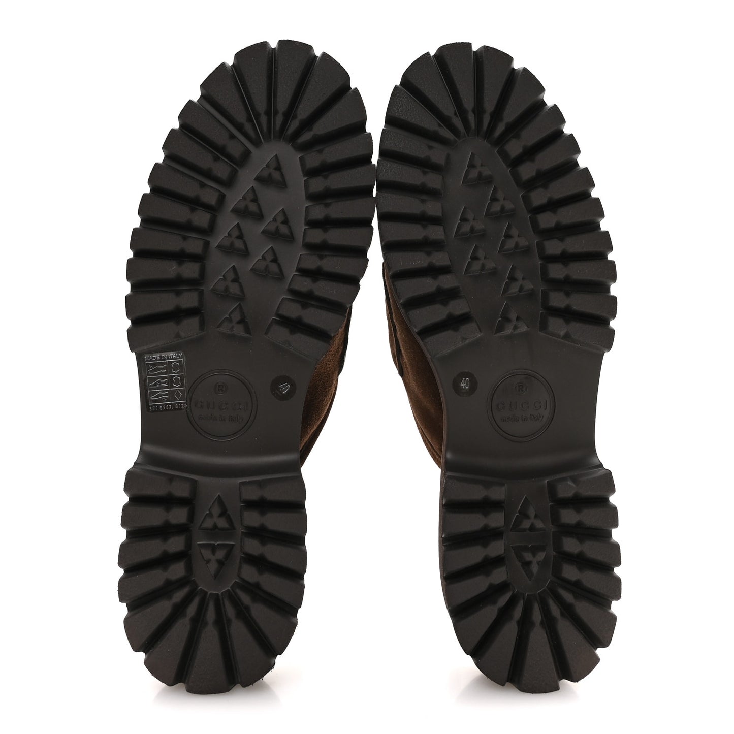 Suede Horsebit Platform Mules 40 Washed Brown