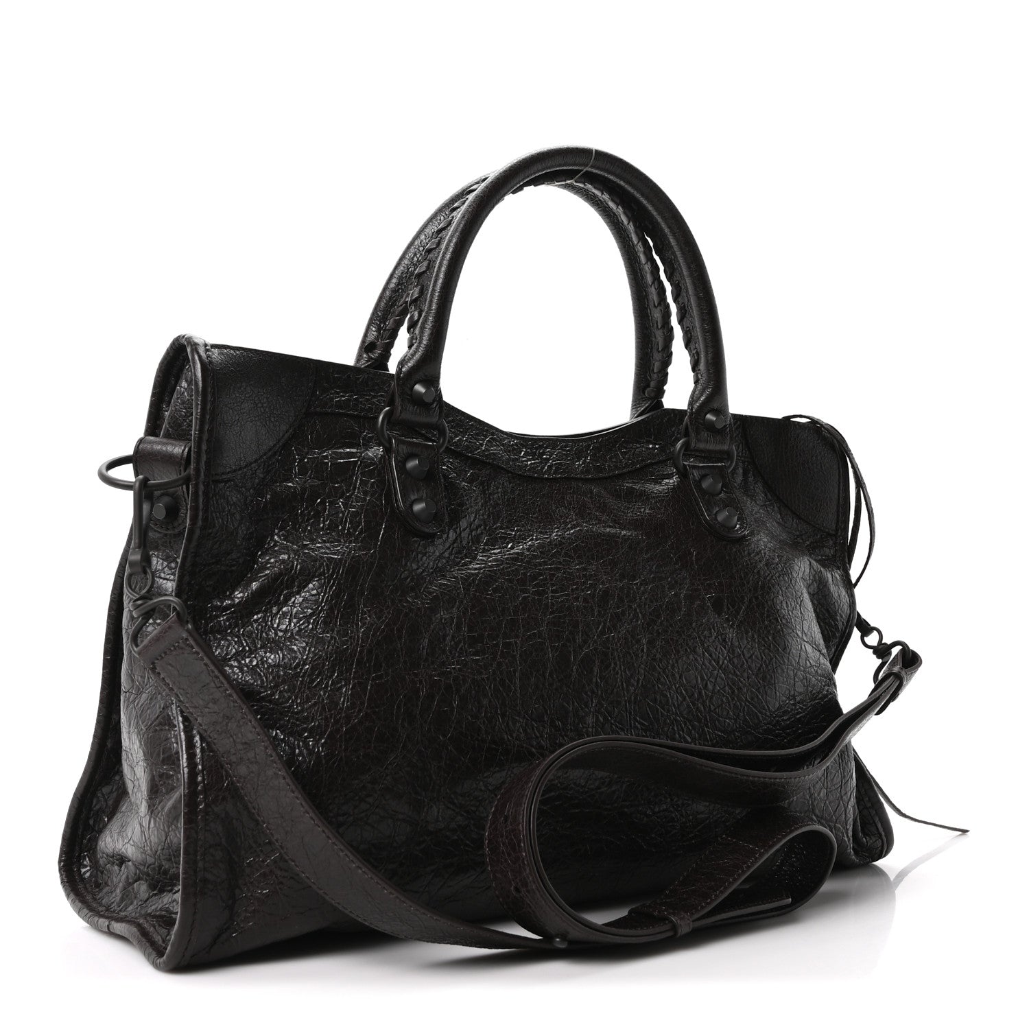 Balenciaga Agneau Arena Classic Hardware Medium Le City Espresso 3 of 10