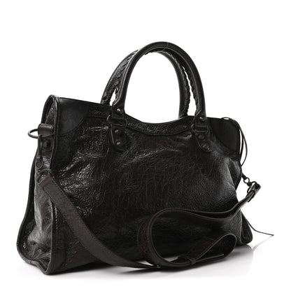 Balenciaga Agneau Arena Classic Hardware Medium Le City Espresso 3 of 10