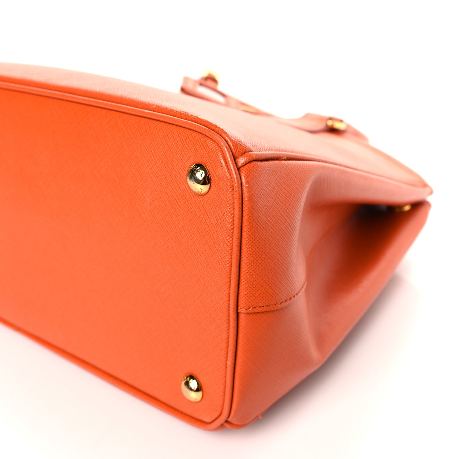 Prada Saffiano Lux Parabole Tote Papaya 9 of 9