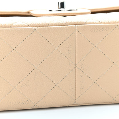 Chanel Caviar Quilted Jumbo Double Flap Beige Clair 11 of 13