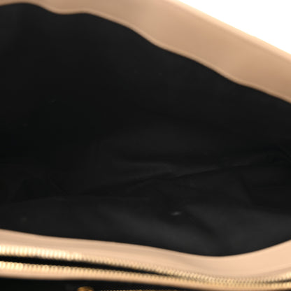 Saint Laurent Calfskin Matelasse Large Loulou Monogram Chain Satchel Dark Beige 5 of 12