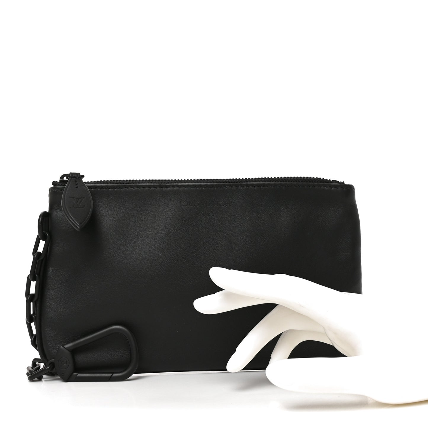 Calfskin Monogram Speedy P9 Bandouliere 40 Pochette Ultra Black