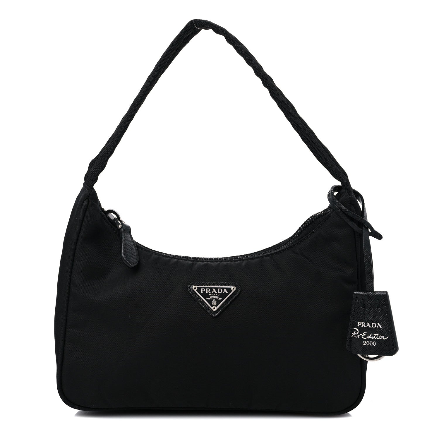 Prada Tessuto Nylon Mini Re-Edition 2000 Bag Black 1 of 10
