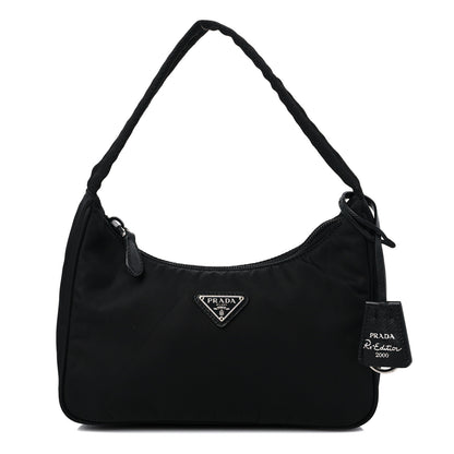 Prada Tessuto Nylon Mini Re-Edition 2000 Bag Black 1 of 10