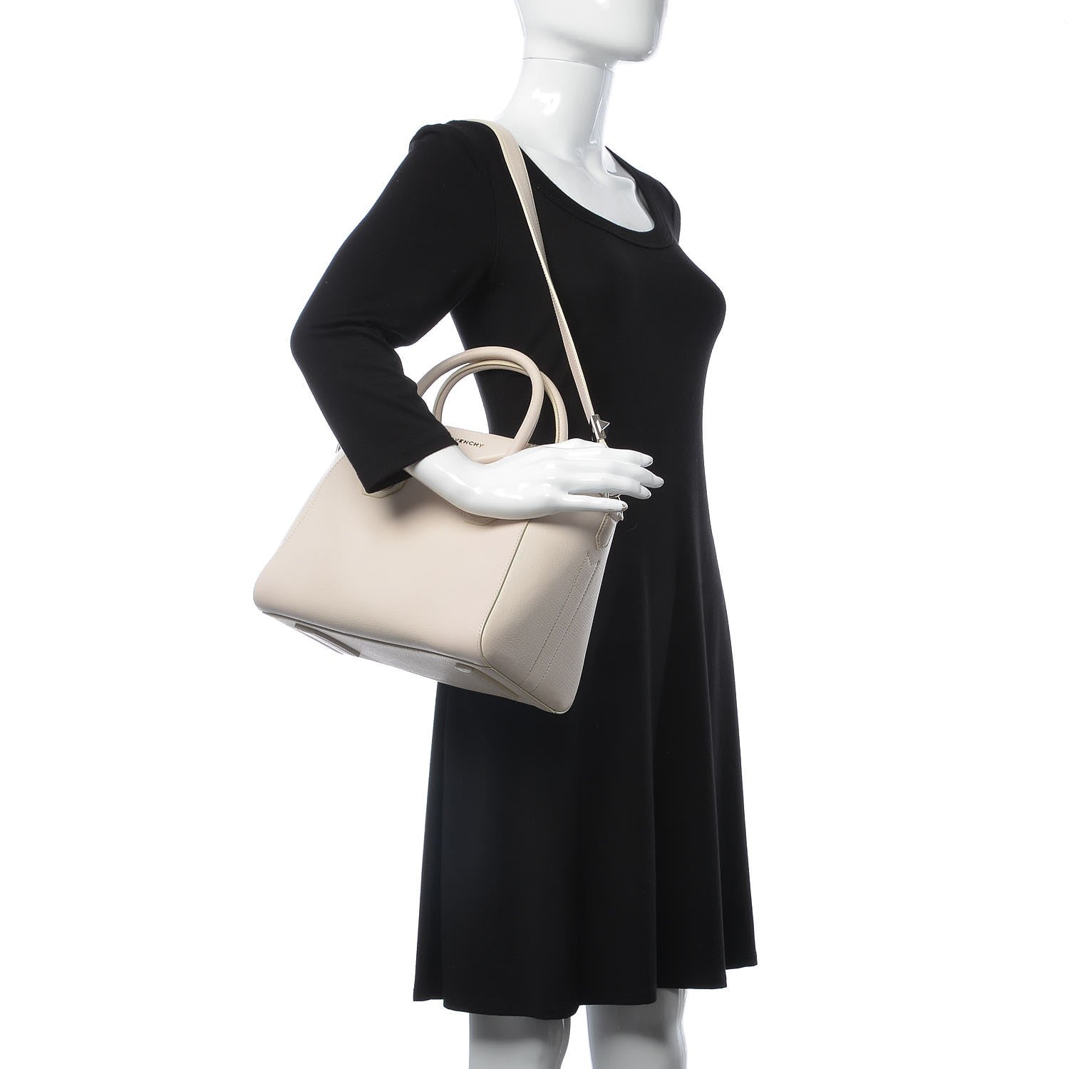 Givenchy Sugar Goatskin Small Antigona Ivory 2 of 14