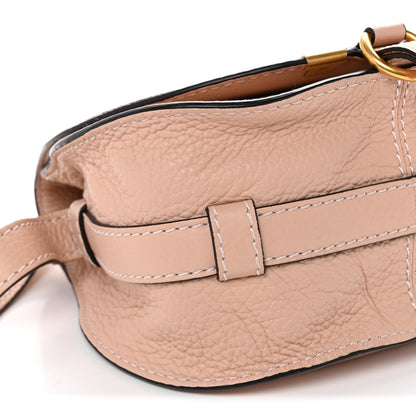 Chloe Grained Calfskin Mini Marcie Saddle Bag Blush Nude 9 of 10