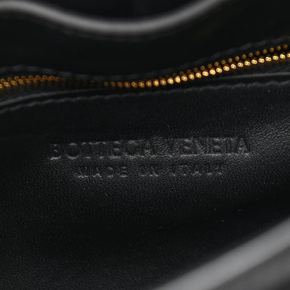Bottega Veneta Lambskin Maxi Intreccio Padded Chain Cassette Crossbody Bag Black 6 of 10