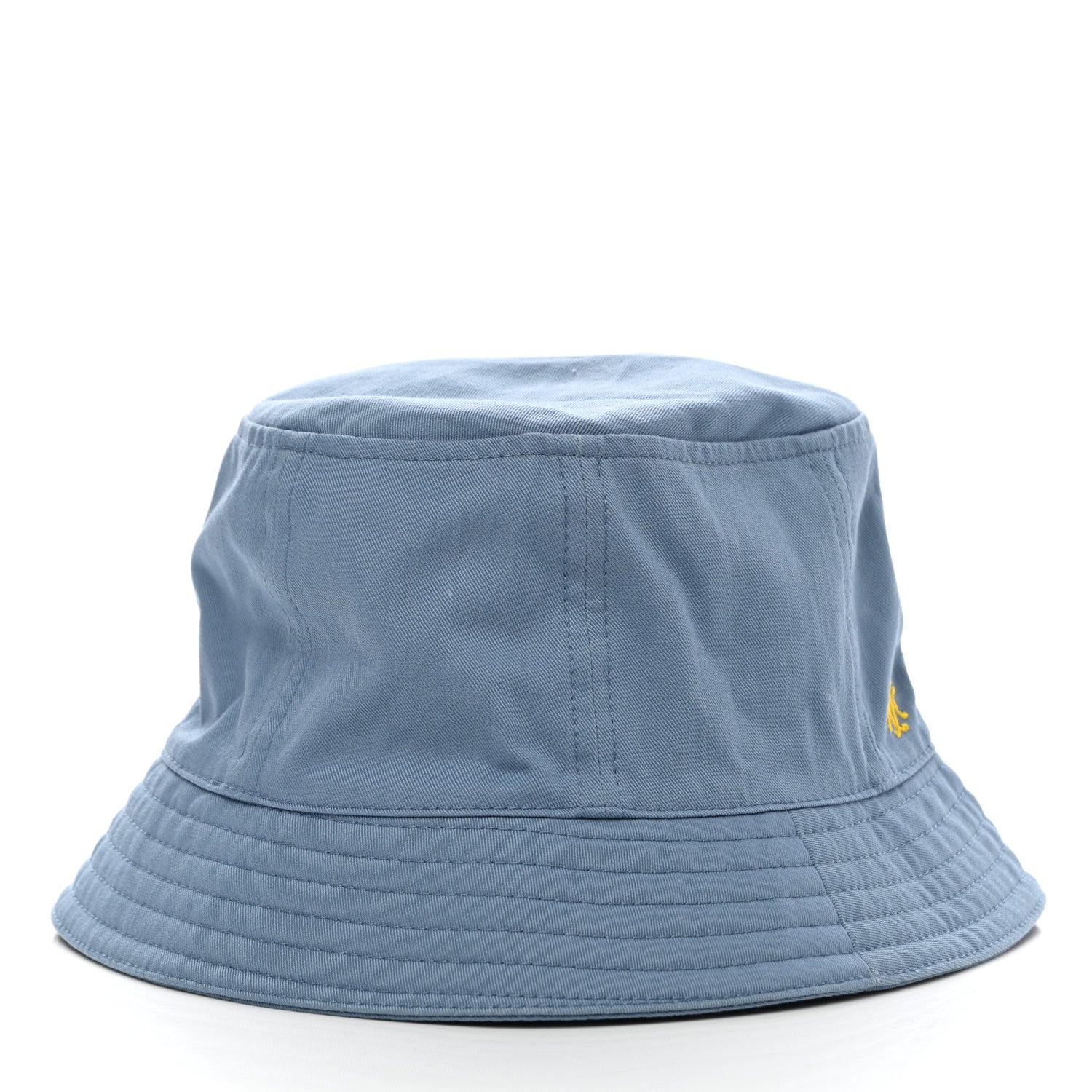 Hermes Washed Cotton Calvi Bucket Hat 58 Bleu Faience 6 of 8
