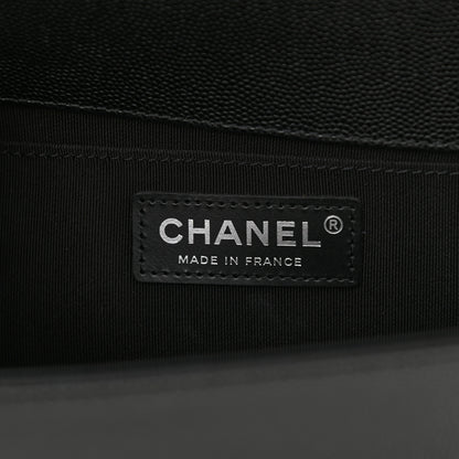 Chanel Caviar Quilted Medium Boy Flap Black 6 of 9