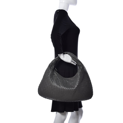Bottega Veneta Nappa Intrecciato Large Veneta Hobo Ardoise 2 of 8
