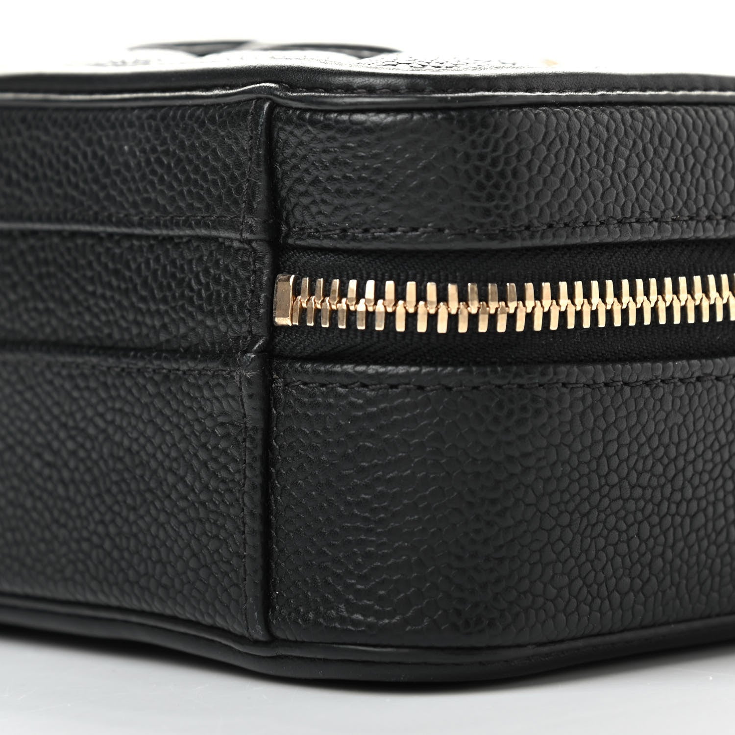 Chanel Caviar Quilted Small CC Filigree Vanity Case Black 8 of 11