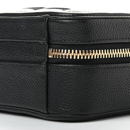 Chanel Caviar Quilted Small CC Filigree Vanity Case Black 8 of 11