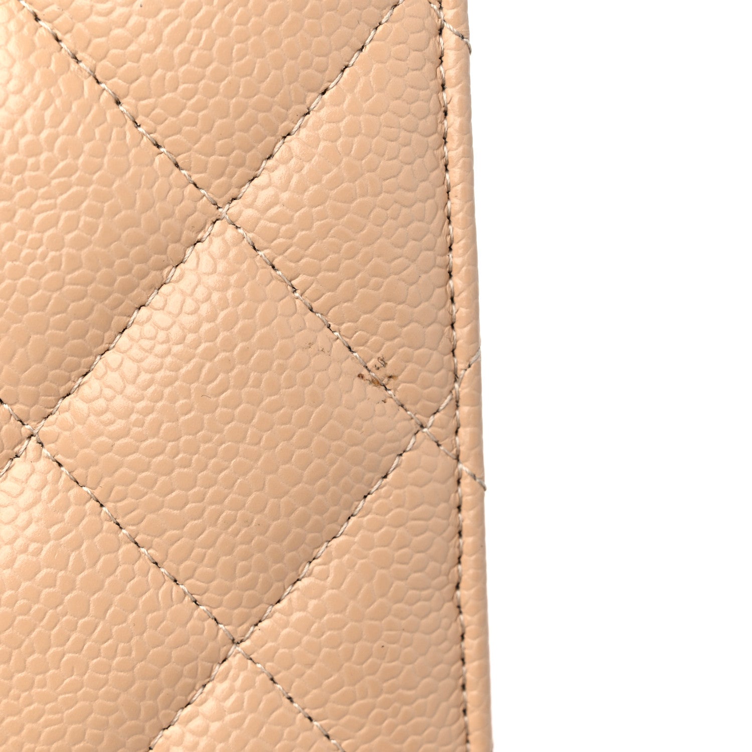 Chanel Caviar Quilted Maxi Double Flap Beige 13 of 14