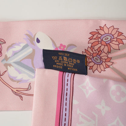 Louis Vuitton Silk Monogram Superstition Bandeau Light Pink 5 of 5