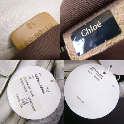 Chloe Lambskin Saskia Satchel White 11 of 11