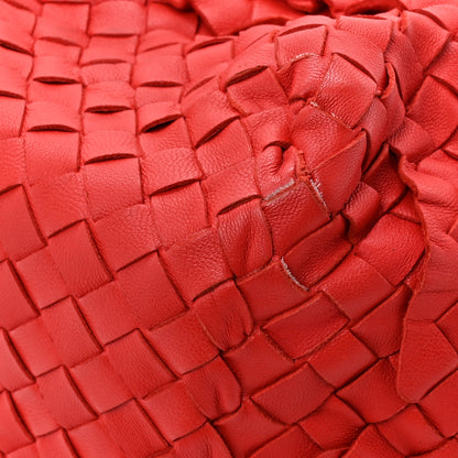 Bottega Veneta Nappa Intrecciato Ruffle Tote Red 9 of 14