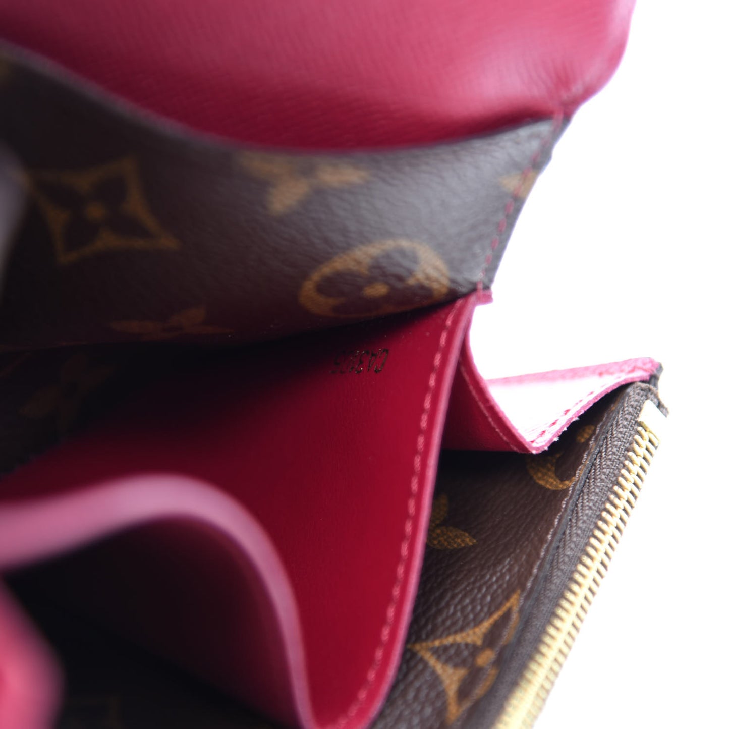 Monogram Emilie Wallet Fuchsia