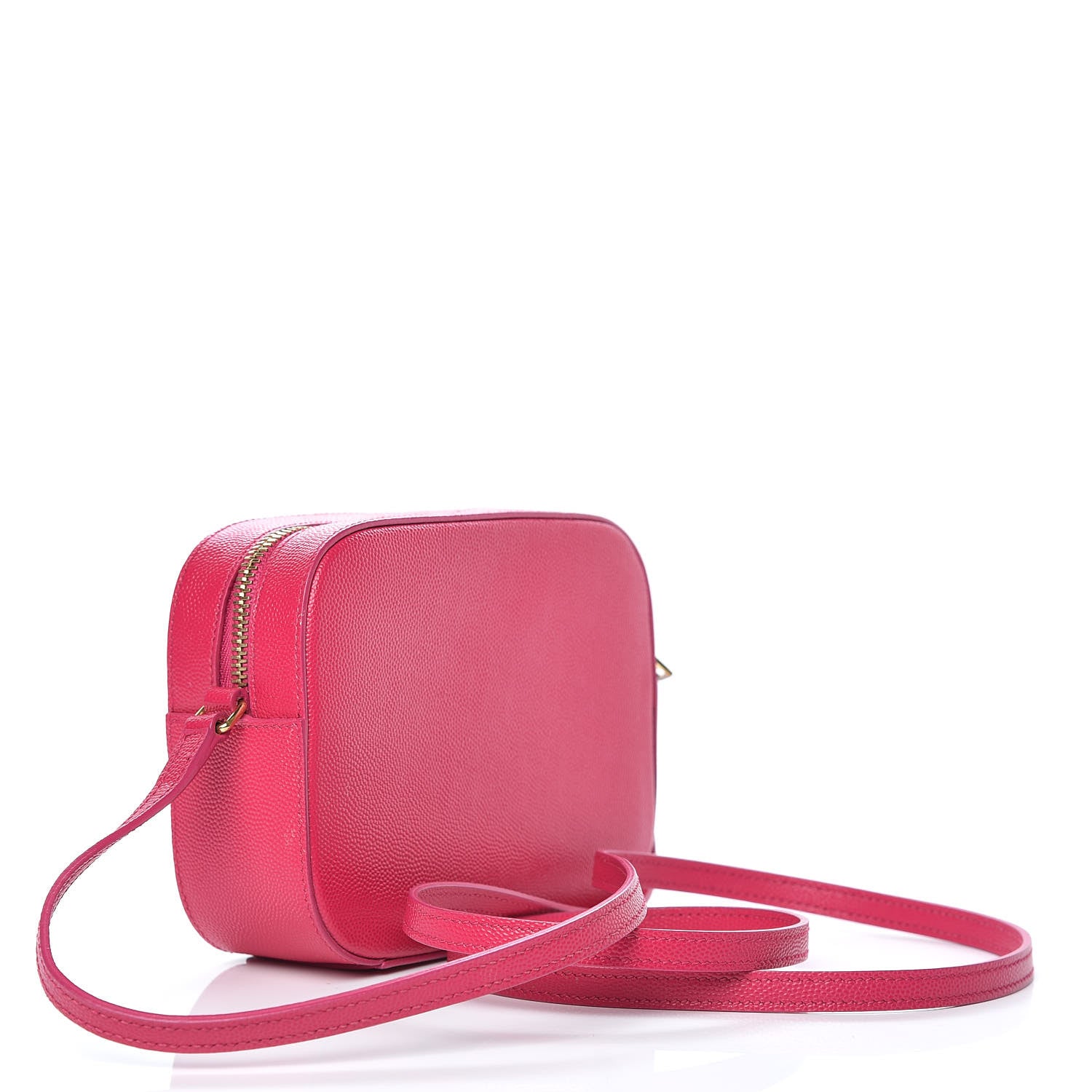 Saint Laurent Grain De Poudre Small Classic Monogram Camera Bag Bubblegum 3 of 11