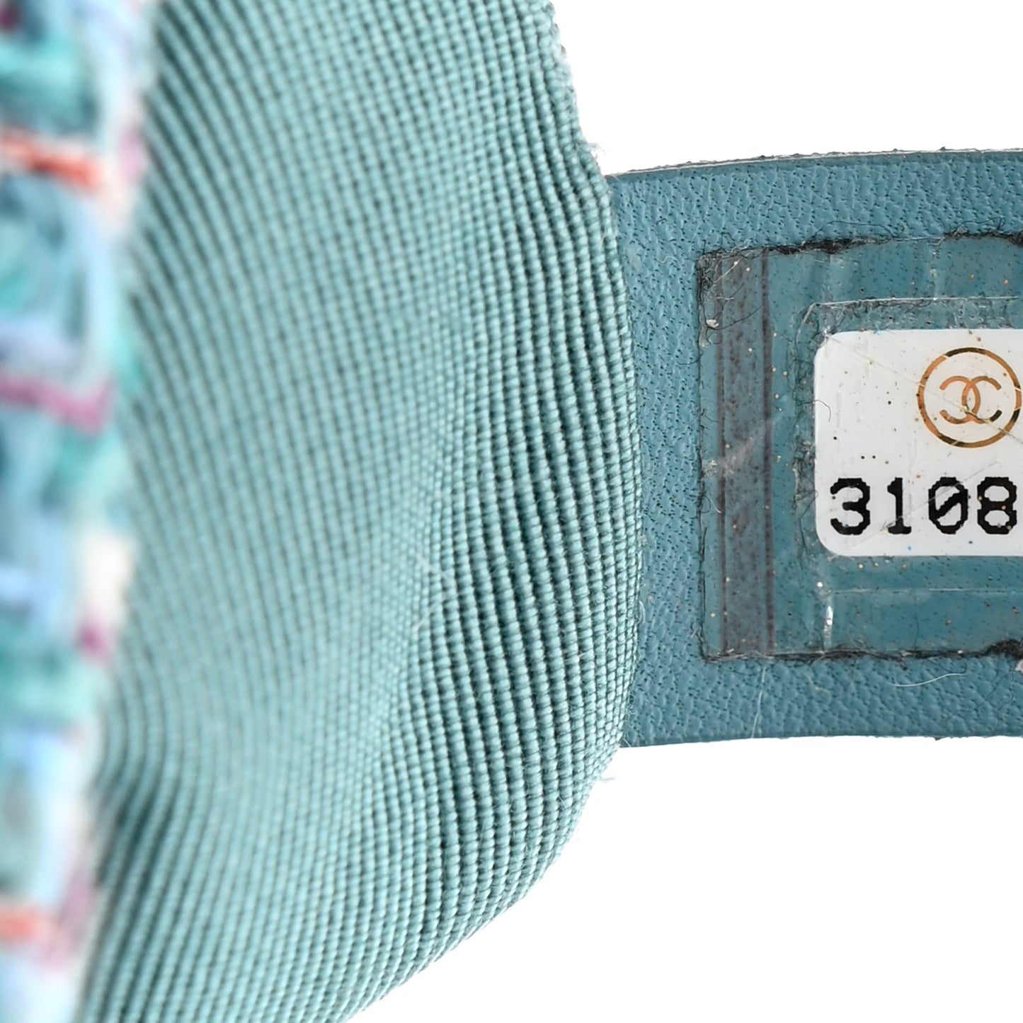 Tweed Quilted Large Chanel 19 Flap Blue