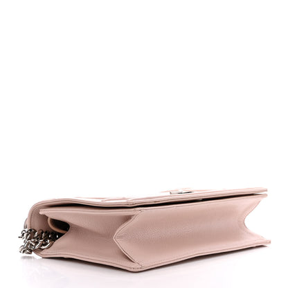 Christian Dior Grained Calfskin Medium Diorama Flap Bag Rose Poudre 4 of 16