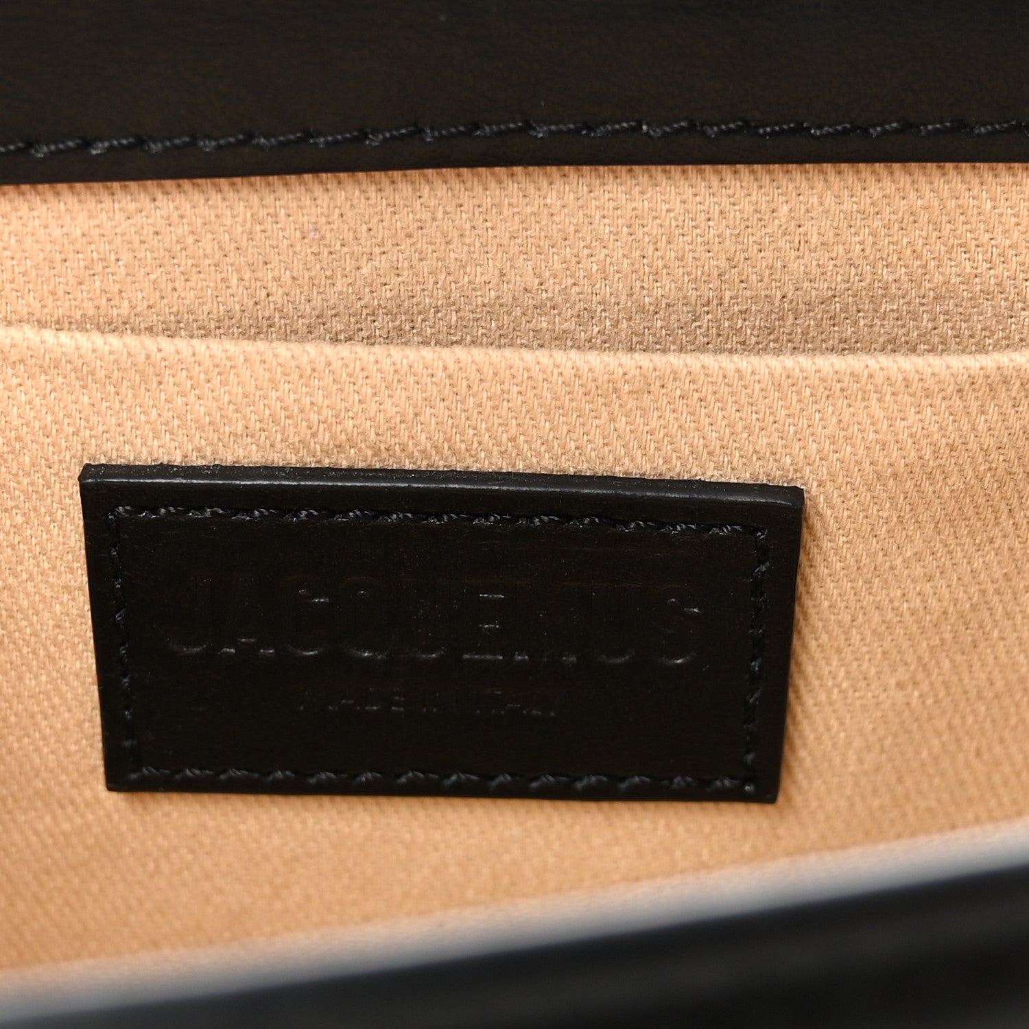Jacquemus Smooth Calfskin Le Chiquito Long Black 6 of 9
