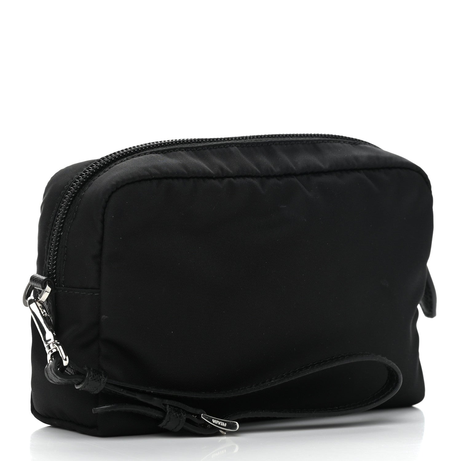 Prada Tessuto Nylon Clutch Wristlet Black 3 of 11