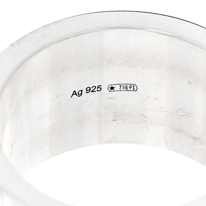 Gucci Sterling Silver GucciGhost Hamlet Skull Band Ring 54 7 5 of 7