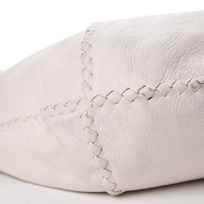 Bottega Veneta Cervo Deerskin Large Hobo White 13 of 15
