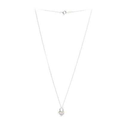 Tiffany Sterling Silver Return to Tiffany Heart Lock Pendant Necklace 3 of 6