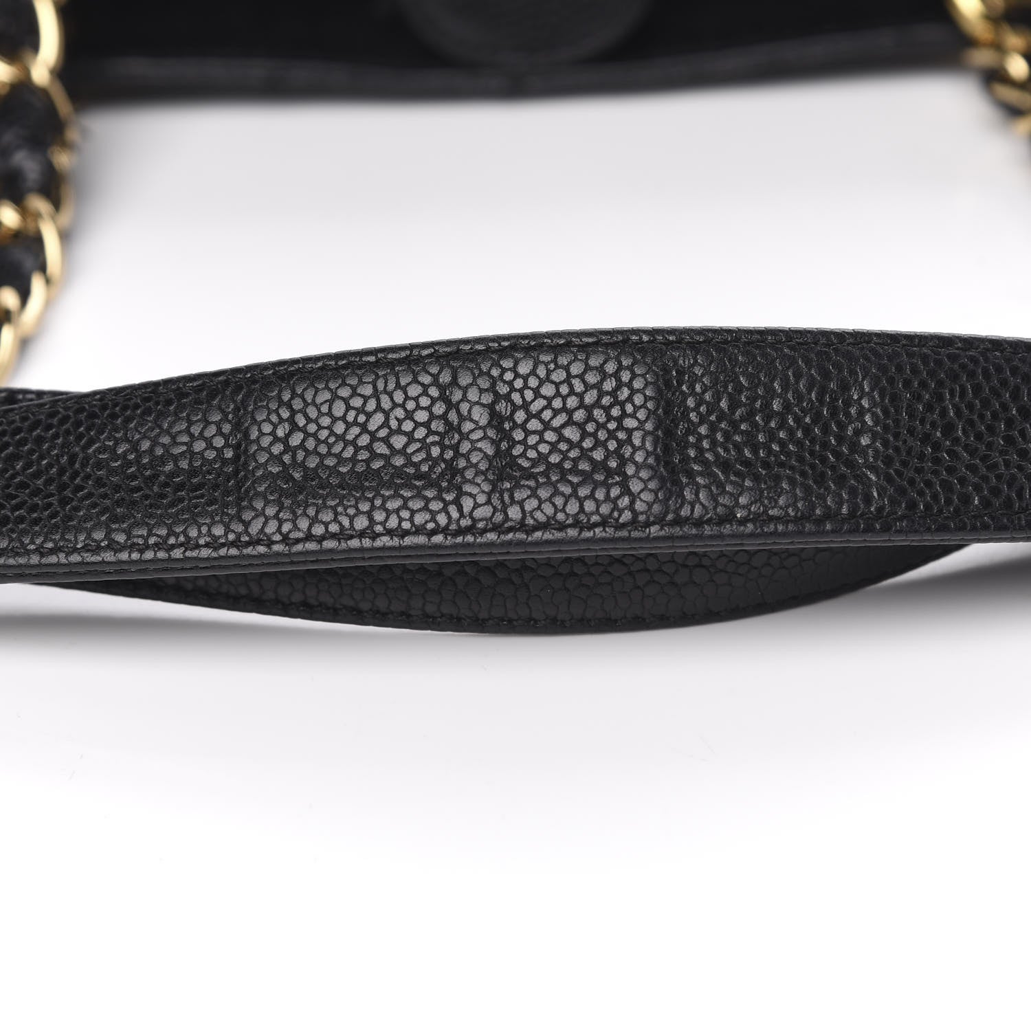 Chanel Caviar Quilted Petit Shopping Tote PST Black 11 of 14