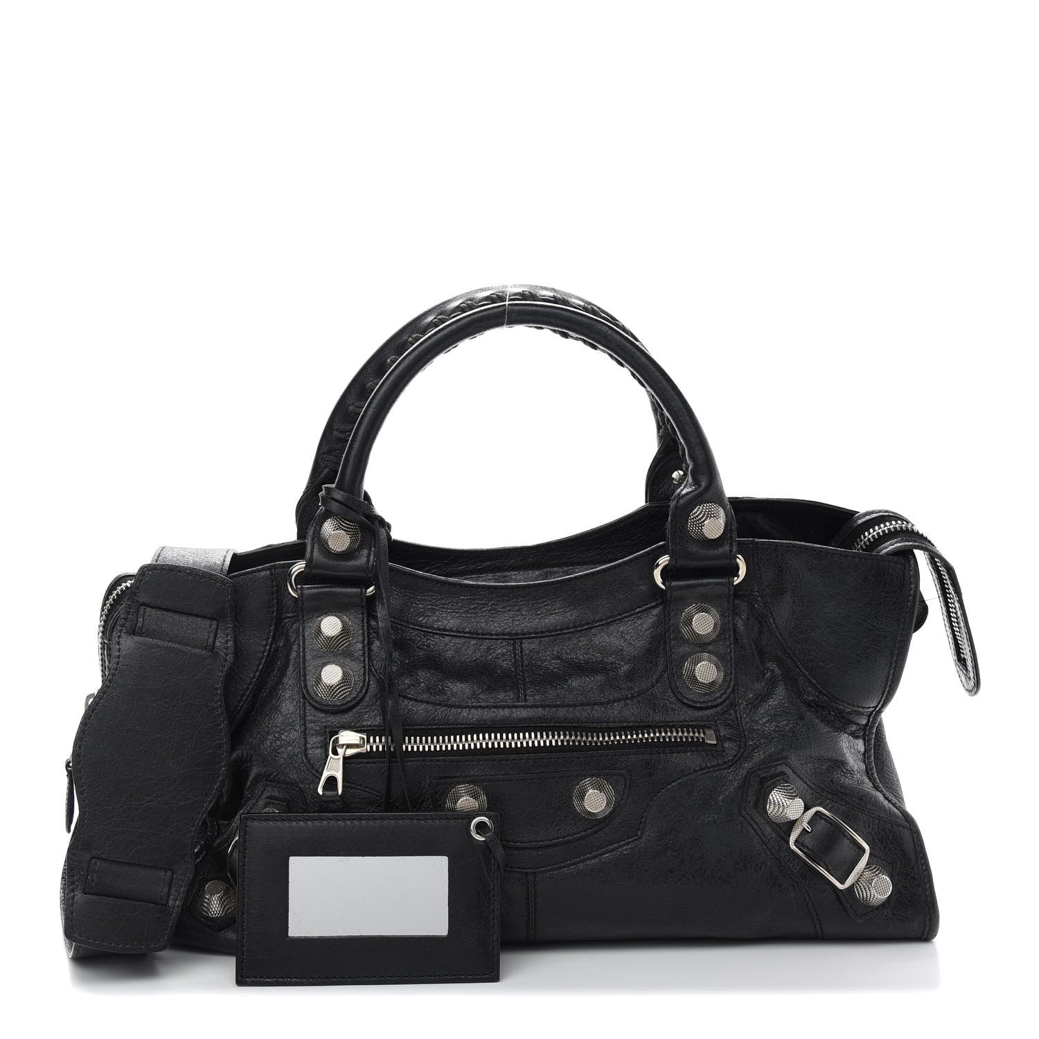 Balenciaga Agneau Giant 21 Silver Hardware Part Time Black 1 of 10