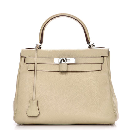 Hermes Taurillon Clemence Kelly Retourne 28 Parchemin 1 of 40