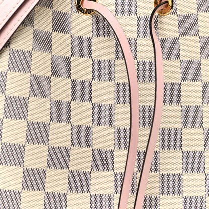 Louis Vuitton Damier Azur Neonoe MM Eau De Rose 8 of 11