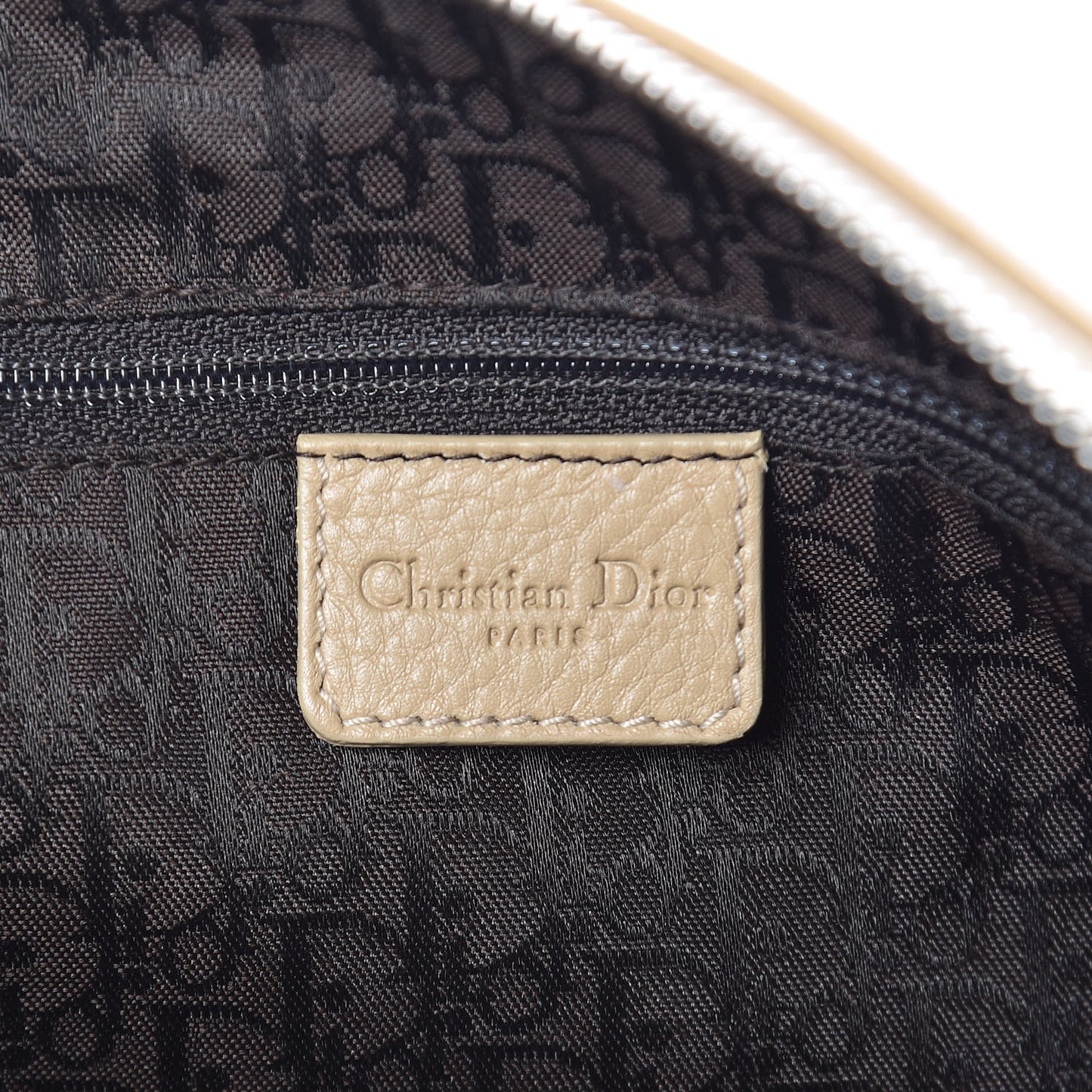 Calfskin Logo Charms Boston Beige