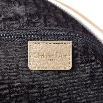 Christian Dior Calfskin Logo Charms Boston Beige 6 of 13