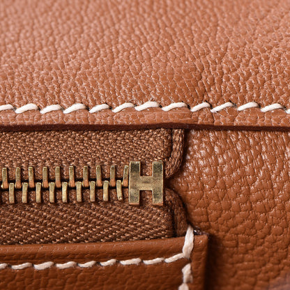 Hermes Taurillon Clemence Birkin 35 Gold 12 of 34