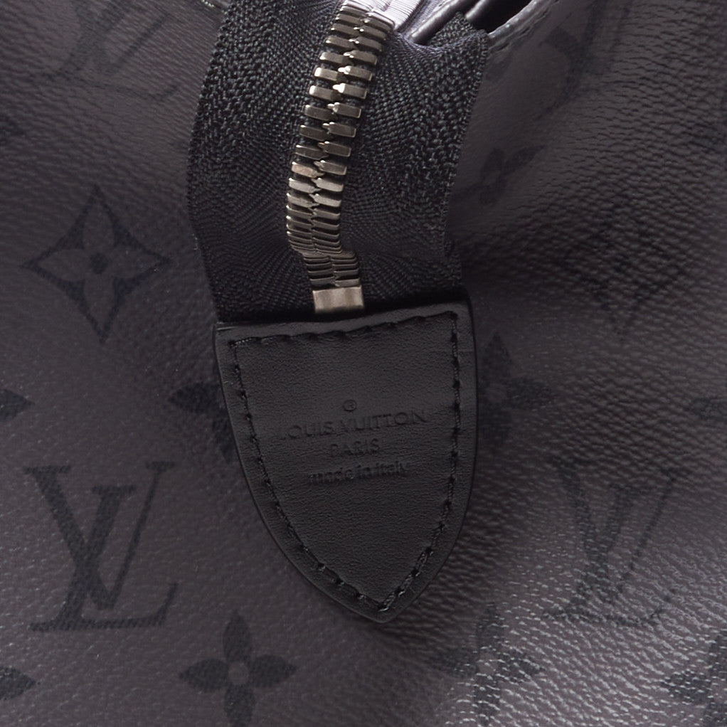 Louis Vuitton Monogram Eclipse Cabas Zippe GM Black 7 of 8