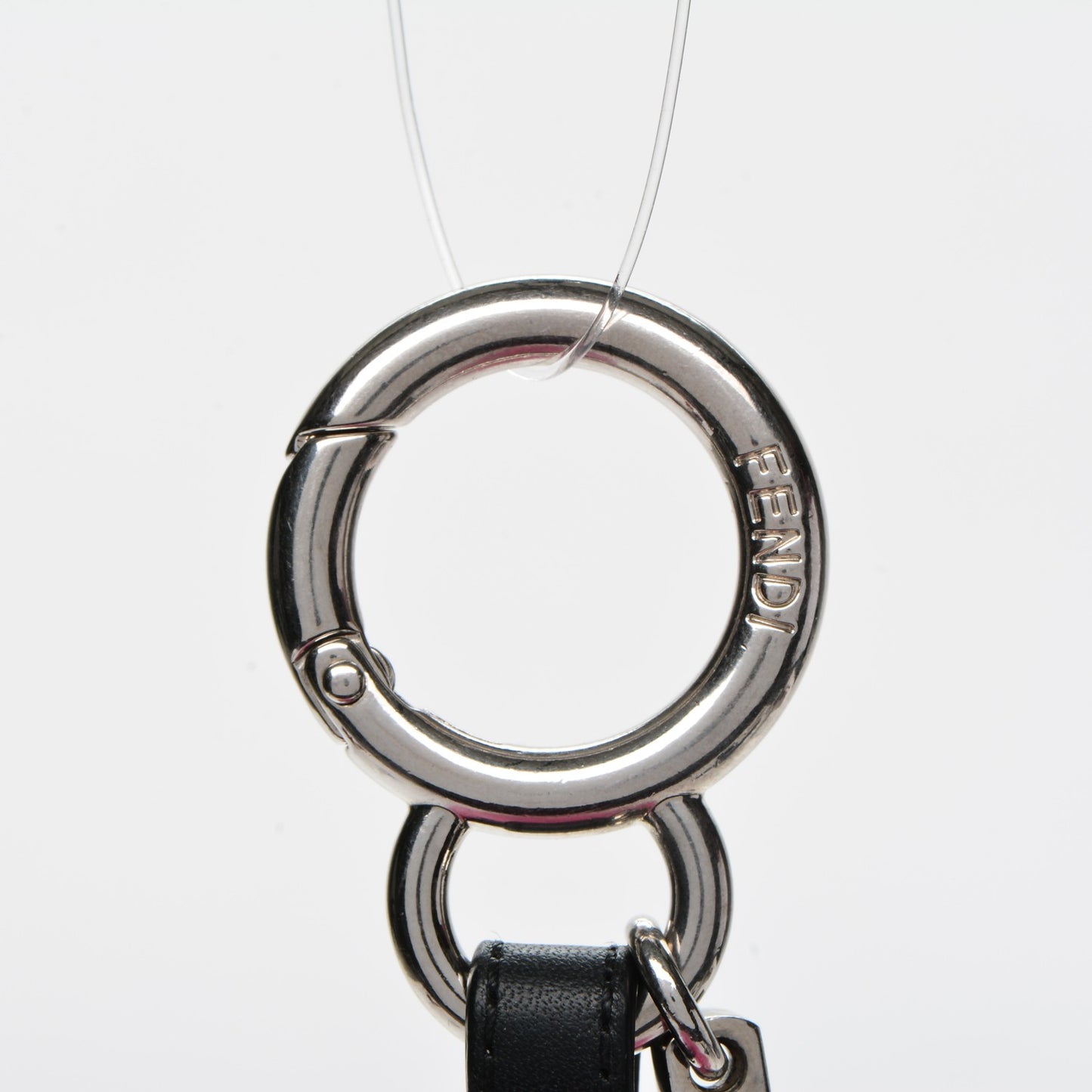 Fox Fur Shearling Crystal Tria Monster Bag Bug Charm Bubblegum