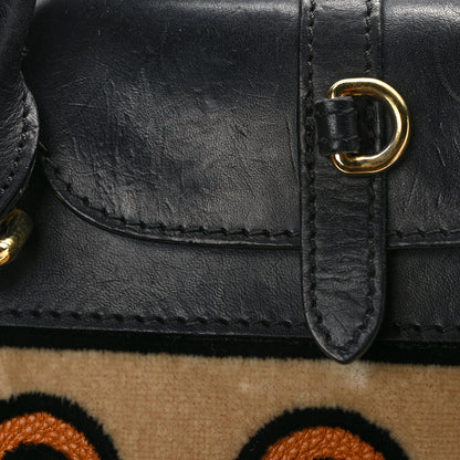 Burberry Calfskin Velvet Medium Milverton Satchel Copper Orange 14 of 15