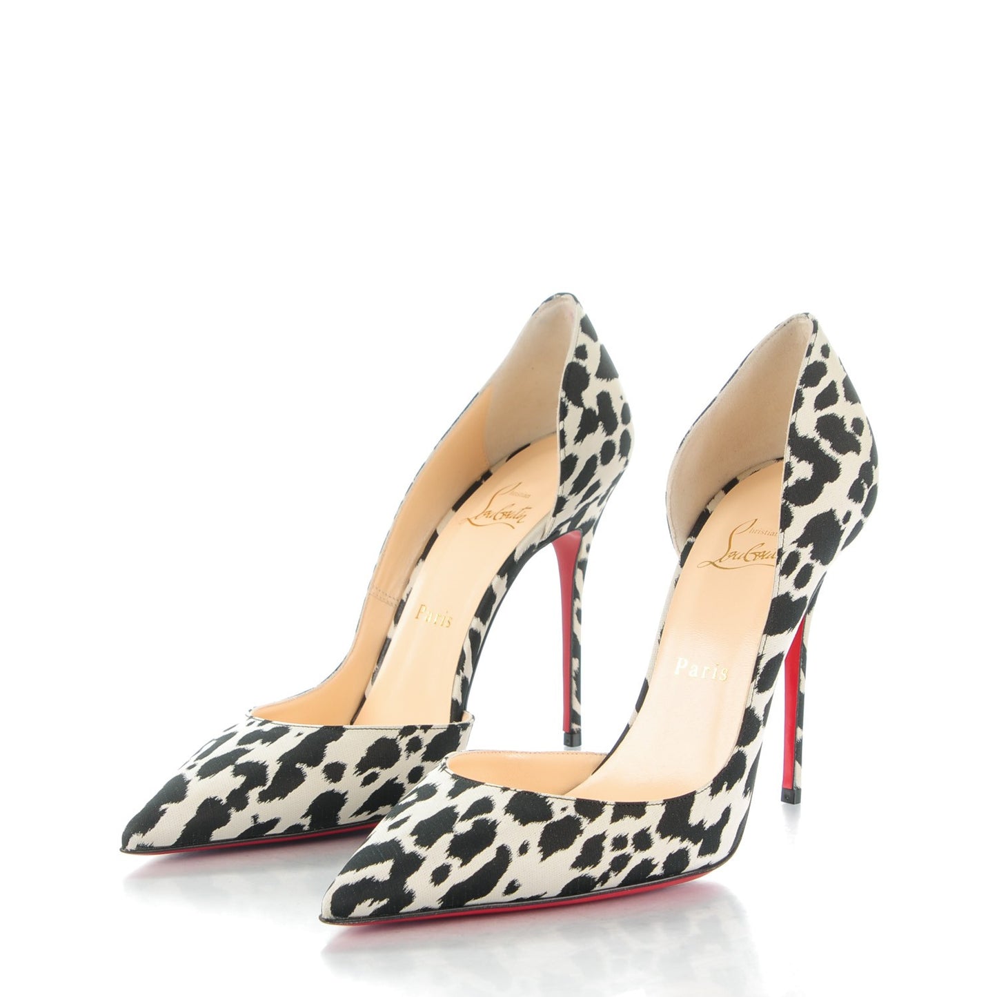Tissu Leopardino Iriza 100 Pumps 40 Black White