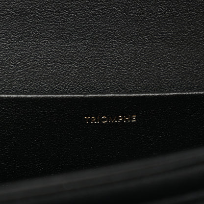 Celine Shiny Calfskin Medium Triomphe Black 7 of 10