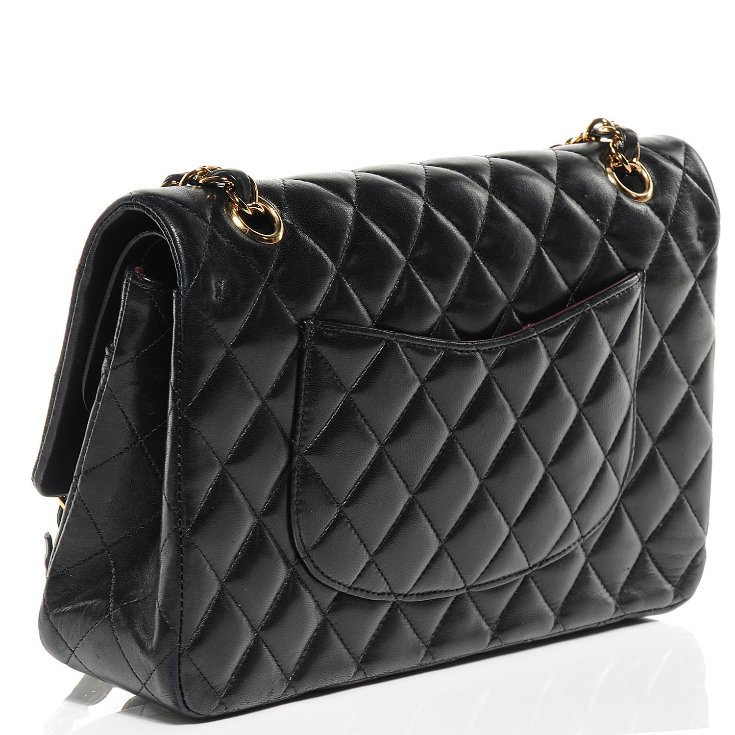 Chanel Lambskin Medium Double Flap Black 3 of 7