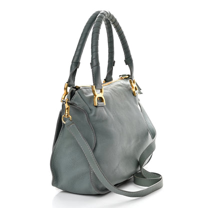 Chloe Calfskin Medium Marcie Satchel Fresh Mint 3 of 21