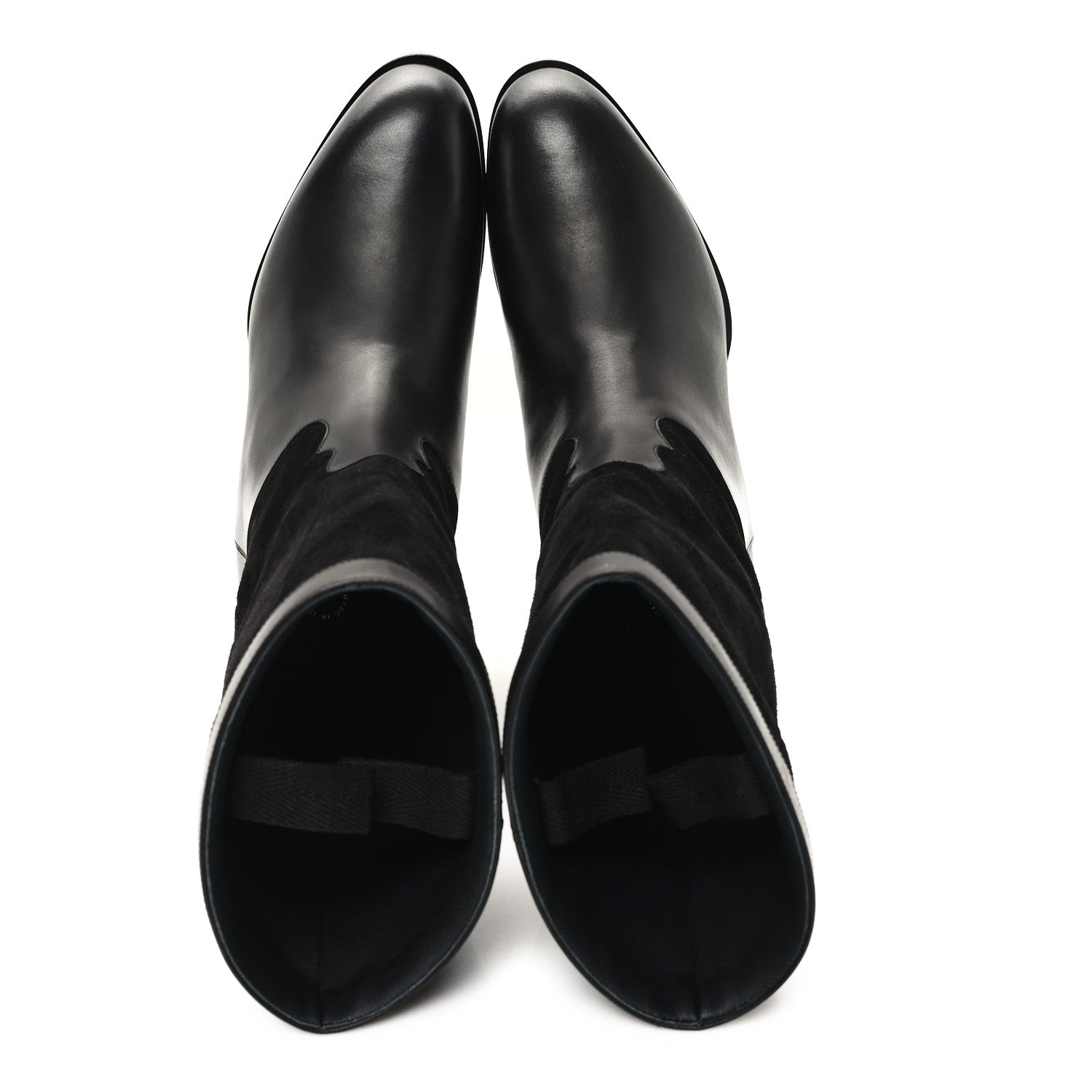 Chanel Suede Calfskin CC Short Boots 41 Black 2 of 10