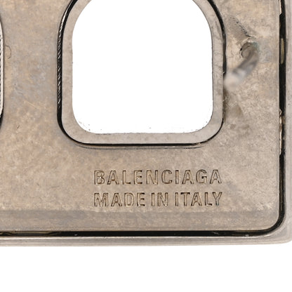 Balenciaga Metal B Earrings  Silver 5 of 6